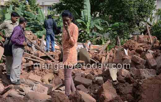 St Aloysius College demolishes poor family house